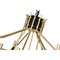 Cwi Lighting Corna 12 Light Down Chandelier With Matte Black & Satin Gold Finish 1017P32-12-129-A - alternate 4
